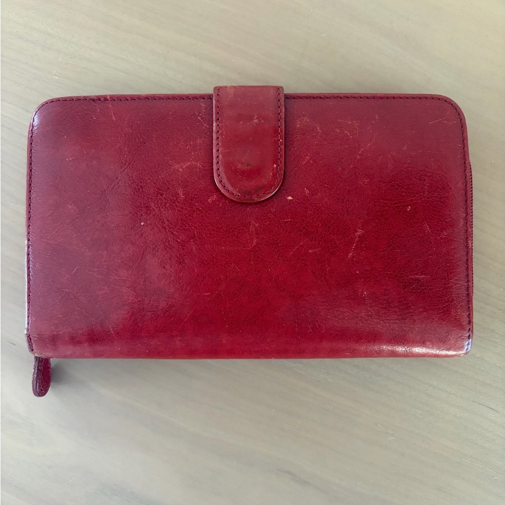 Wilsons Leather Red Wallet